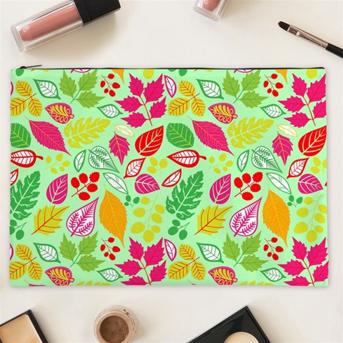 Flower Flora Floral Nature Pattern Seamless Cosmetic Bag (XXL) from ArtsNow.com Front