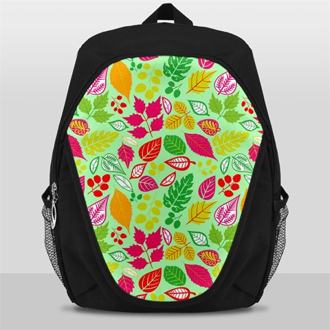 Flower Flora Floral Nature Pattern Seamless Backpack Bag from ArtsNow.com Front