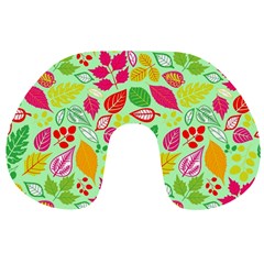 Flower Flora Floral Nature Pattern Seamless Travel Neck Pillow from ArtsNow.com Front