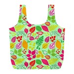 Flower Flora Floral Nature Pattern Seamless Full Print Recycle Bag (L)