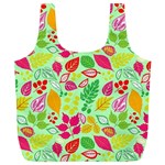 Flower Flora Floral Nature Pattern Seamless Full Print Recycle Bag (XL)