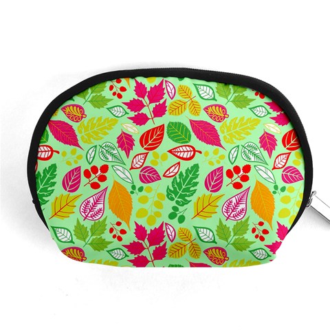 Flower Flora Floral Nature Pattern Seamless Accessory Pouch (Medium) from ArtsNow.com Front