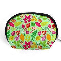 Flower Flora Floral Nature Pattern Seamless Accessory Pouch (Medium) from ArtsNow.com Front