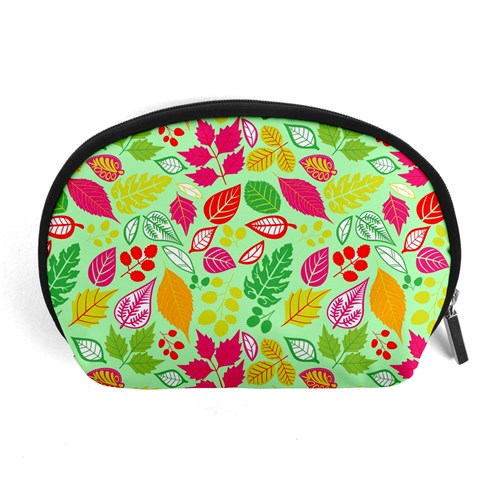 Flower Flora Floral Nature Pattern Seamless Accessory Pouch (Large) from ArtsNow.com Front