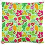 Flower Flora Floral Nature Pattern Seamless Standard Premium Plush Fleece Cushion Case (Two Sides)