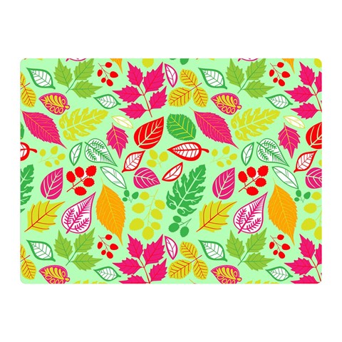 Flower Flora Floral Nature Pattern Seamless Two Sides Premium Plush Fleece Blanket (Mini) from ArtsNow.com 35 x27  Blanket Front