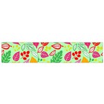 Flower Flora Floral Nature Pattern Seamless Small Premium Plush Fleece Scarf