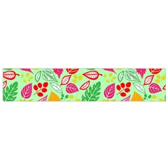 Flower Flora Floral Nature Pattern Seamless Small Premium Plush Fleece Scarf from ArtsNow.com Back