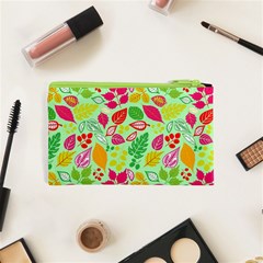 Flower Flora Floral Nature Pattern Seamless Cosmetic Bag (XS) from ArtsNow.com Back