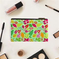 Flower Flora Floral Nature Pattern Seamless Cosmetic Bag (XS) from ArtsNow.com Back