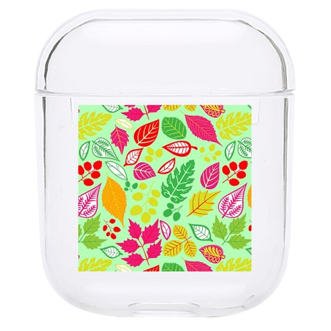 Flower Flora Floral Nature Pattern Seamless Hard PC AirPods 1/2 Case from ArtsNow.com Front