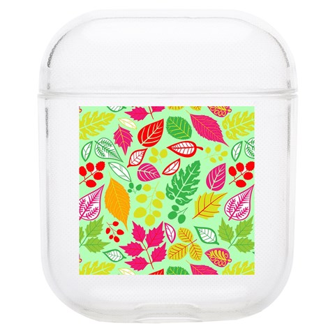 Flower Flora Floral Nature Pattern Seamless Soft TPU AirPods 1/2 Case from ArtsNow.com Front