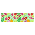 Flower Flora Floral Nature Pattern Seamless Oblong Satin Scarf (16  x 60 )