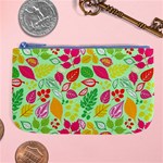 Flower Flora Floral Nature Pattern Seamless Large Coin Purse