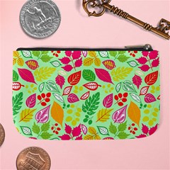 Flower Flora Floral Nature Pattern Seamless Large Coin Purse from ArtsNow.com Back