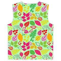 Flower Flora Floral Nature Pattern Seamless Kid s Button Up Puffer Vest from ArtsNow.com Back