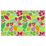 Flower Flora Floral Nature Pattern Seamless Banner and Sign 7  x 4 