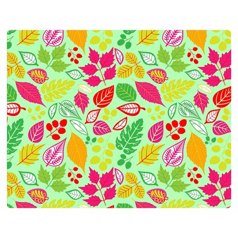 Flower Flora Floral Nature Pattern Seamless Premium Plush Fleece Blanket (Medium) from ArtsNow.com 60 x50  Blanket Front