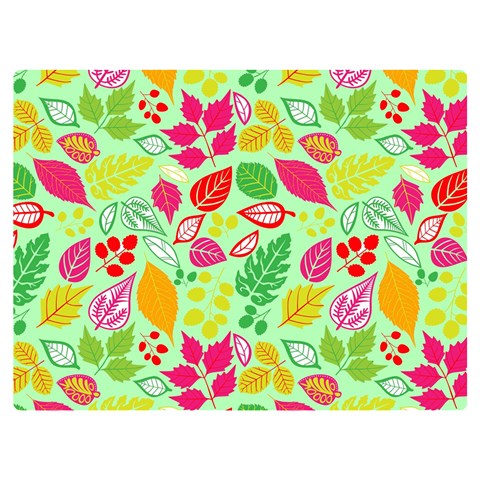 Flower Flora Floral Nature Pattern Seamless Two Sides Premium Plush Fleece Blanket (Baby Size) from ArtsNow.com 40 x30  Blanket Front