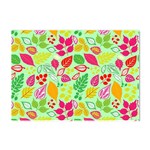 Flower Flora Floral Nature Pattern Seamless Crystal Sticker (A4)