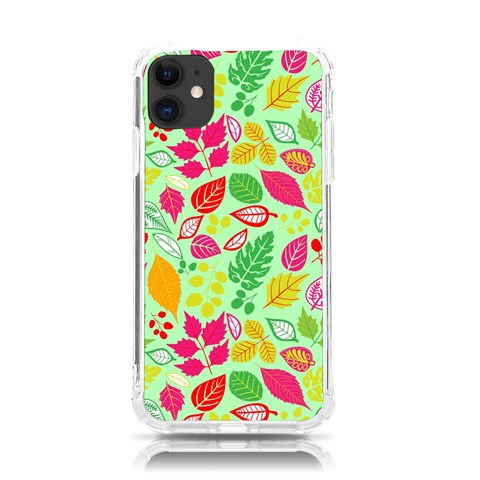 Flower Flora Floral Nature Pattern Seamless iPhone 11 TPU UV Print Case from ArtsNow.com Front