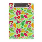 Flower Flora Floral Nature Pattern Seamless A5 Acrylic Clipboard