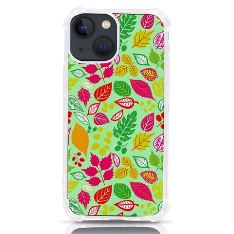 Flower Flora Floral Nature Pattern Seamless iPhone 13 mini TPU UV Print Case from ArtsNow.com Front