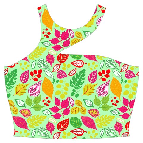 Flower Flora Floral Nature Pattern Seamless Cut Out Top from ArtsNow.com Front