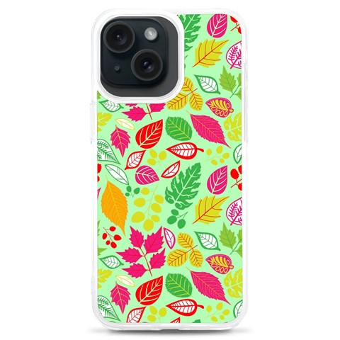 Flower Flora Floral Nature Pattern Seamless iPhone 15 Plus TPU UV Print Case from ArtsNow.com Front