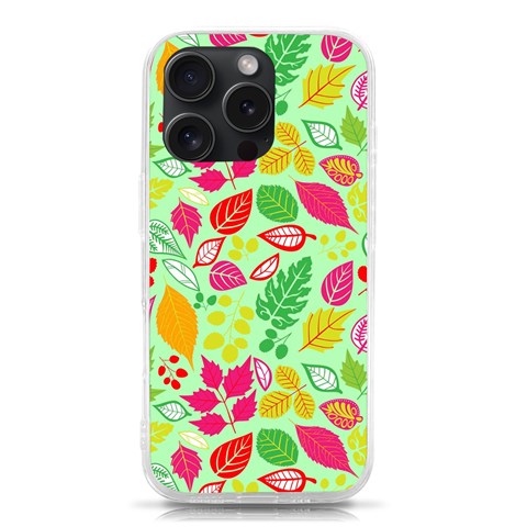 Flower Flora Floral Nature Pattern Seamless iPhone 15 Pro TPU UV Print Case from ArtsNow.com Front