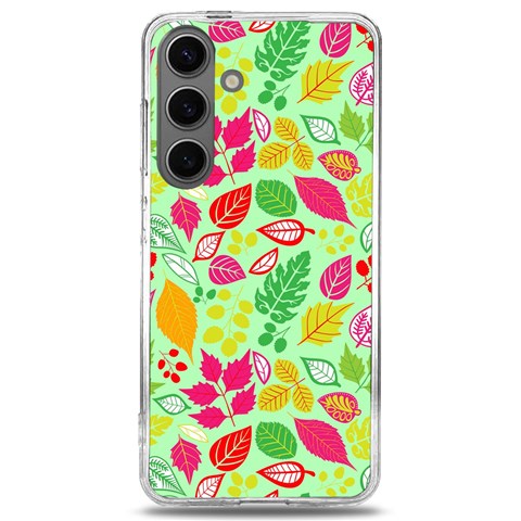 Flower Flora Floral Nature Pattern Seamless Samsung Galaxy S24 6.2 Inch TPU UV Case from ArtsNow.com Front