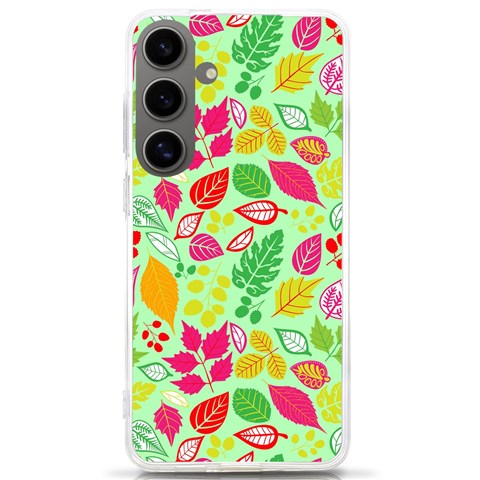 Flower Flora Floral Nature Pattern Seamless Samsung Galaxy S24 Ultra 6.9 Inch TPU UV Case from ArtsNow.com Front