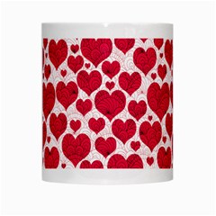 Hearts Valentine Pattern Seamless White Mug from ArtsNow.com Center