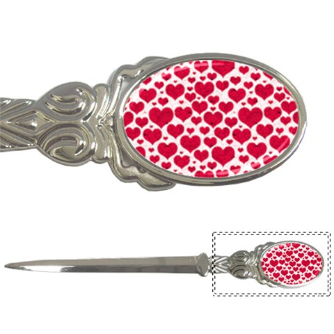 Hearts Valentine Pattern Seamless Letter Opener from ArtsNow.com Front