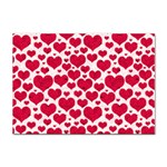 Hearts Valentine Pattern Seamless Sticker A4 (10 pack)