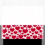 Hearts Valentine Pattern Seamless Rectangular Jigsaw Puzzl