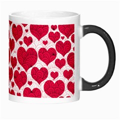 Hearts Valentine Pattern Seamless Morph Mug from ArtsNow.com Right