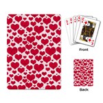 Hearts Valentine Pattern Seamless Playing Cards Single Design (Rectangle)