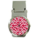 Hearts Valentine Pattern Seamless Money Clip Watches