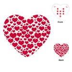 Hearts Valentine Pattern Seamless Playing Cards Single Design (Heart)