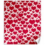 Hearts Valentine Pattern Seamless Canvas 20  x 24 