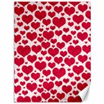 Hearts Valentine Pattern Seamless Canvas 36  x 48 