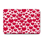 Hearts Valentine Pattern Seamless Small Doormat