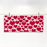 Hearts Valentine Pattern Seamless Hand Towel