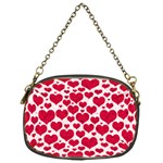 Hearts Valentine Pattern Seamless Chain Purse (One Side)