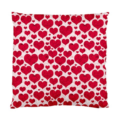 Hearts Valentine Pattern Seamless Standard Cushion Case (One Side) from ArtsNow.com Front