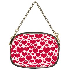 Hearts Valentine Pattern Seamless Chain Purse (Two Sides) from ArtsNow.com Front