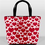 Hearts Valentine Pattern Seamless Bucket Bag