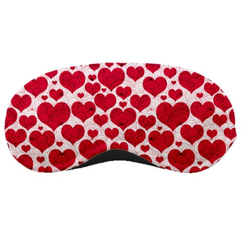 Hearts Valentine Pattern Seamless Sleep Mask from ArtsNow.com Front