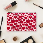 Hearts Valentine Pattern Seamless Cosmetic Bag (Medium)